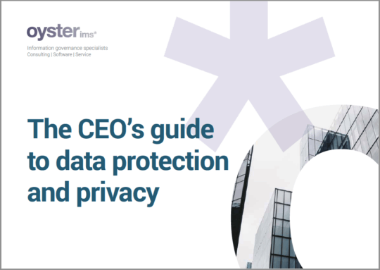 CEOs Guide to data protection and privacy - Oyster IMS